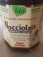 Mängden socker i nocciolata