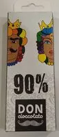 Mängden socker i DON cioccolato 90%