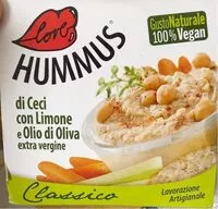 Socker och näringsämnen i Love hummus