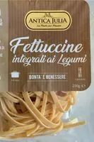 Mängden socker i Fettuccine integrali ai legumi
