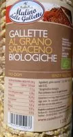 Mängden socker i Gallette al grano saraceno