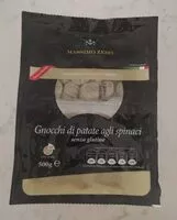 Mängden socker i Gnocchi di patate agli spinaci