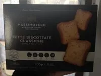 Mängden socker i Fette biscottate classiche