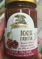 Mängden socker i Marmellata di ciliegie