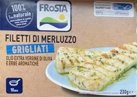 Mängden socker i Filetti di merluzzo grigliati olio extra vergine