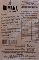 Mängden socker i Pate pizza sans gluten