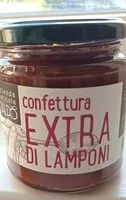 Mängden socker i Confettura Extra di Lamponi
