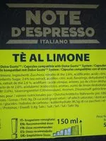 Mängden socker i tè al limone