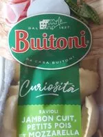 Mängden socker i Ravioli Jambon Cuit, Petits Pois et Mozzarella