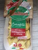 Mängden socker i Ravioli Gorgonzola et Speck