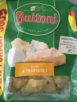 Mängden socker i Buitoni Ravioli 4 fromages