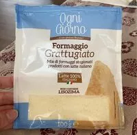 Mängden socker i Formaggio grattugiato
