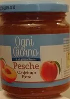 Mängden socker i Confettura extra pesche