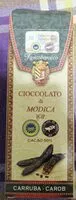 Mängden socker i Cioccolato di Modica IGP ( karruba )