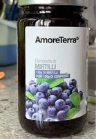 Mängden socker i Composta di mirtilli