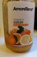 Mängden socker i amore terra composta di agrumi