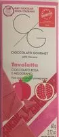 Mängden socker i Tavoletta cioccolato rosa e melograno