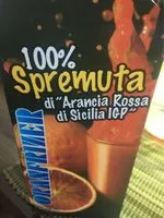 Mängden socker i 100% Spremuta di Arancia Rossa di Sicilia IGP