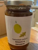 Mängden socker i Marmellata extra limoni e zenzero