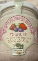 Mängden socker i Yoghurt frutti di bosco