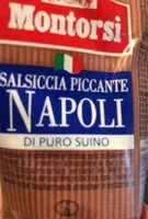 Mängden socker i Salsiccia piccante Napoli di puro suino