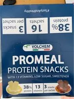 Mängden socker i Promeal snack
