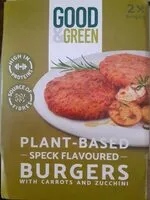 Mängden socker i Plant based speck flavoured burgers with carrots and zucchini