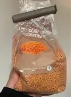 Mängden socker i lenticchie rosse decorticate