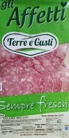 Mängden socker i Salame Milano gli affetti