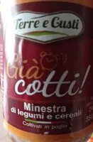 Mängden socker i Minestra di legumi e cereali