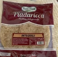Mängden socker i Piadina integrale