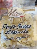 Mängden socker i Pasta fresca di semola