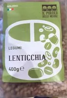 Mängden socker i Lenticchia