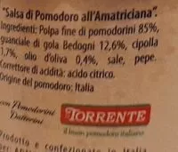 Mängden socker i L' amatriciana di Nonna Maria