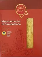 Mängden socker i Maccheroncini di Campofilone