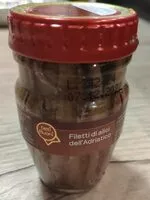 Mängden socker i Filetti di alici dell'adriatico