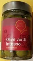 Mängden socker i Olive verdi intosso in salamoia