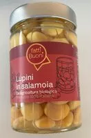 Mängden socker i Lupini in salamoia