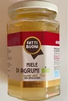 Mängden socker i Miele di agrumi bio