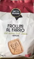 Mängden socker i Frollini alla farina di farro