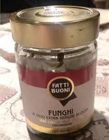 Mängden socker i Funghi in olio extra vergone di oliva