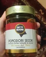 Mängden socker i Pomodori secchi in olio extra vergine di oliva