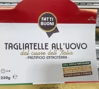 Mängden socker i Tagliatelle all’uovo