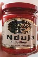 Mängden socker i Nduja di Spilinga