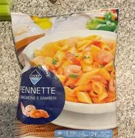 Mängden socker i Pennette al salmone e gamberi