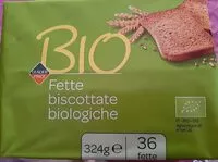 Mängden socker i Bio fette biscottate biologiche