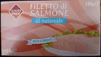 Mängden socker i Filetto di salmone al naturale
