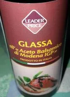 Mängden socker i Glassa all'aceto balsamico