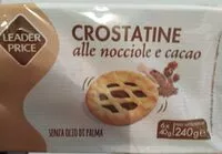 Mängden socker i Crostatine alle nocciole e cacao