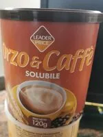 Mängden socker i Orzo e caffè solubile